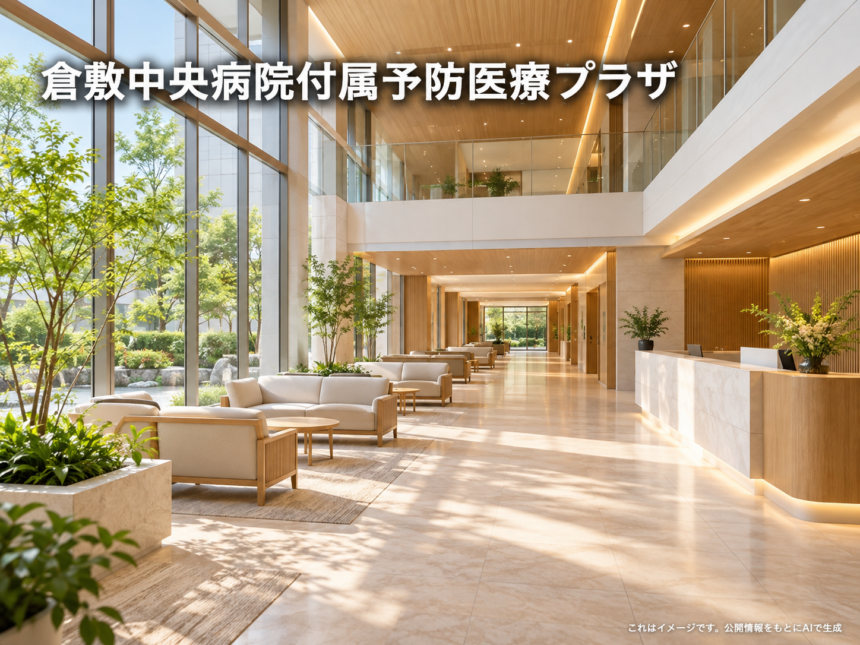 倉敷中央病院付属予防医療プラザのファーストビューイメージ