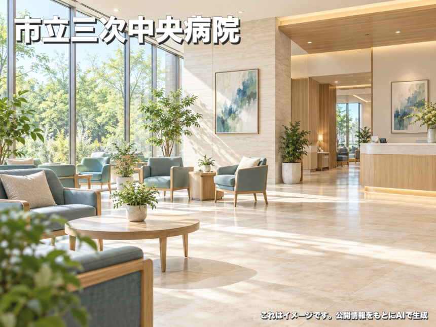 市立三次中央病院のファーストビューイメージ